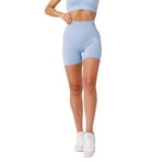 Carpatree Naisten / naisten Allure saumattomat shortsit, Vauvan sininen UTCC125_babyblue