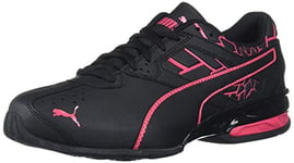 PUMA Women's Tazon 6 Cross Trainer Sneaker, Black-nrgy Rose, 6.5 UK