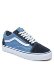 Vans Mens Old Skool Trainers - Blue/Navy/White, Navy, Size 7, Men