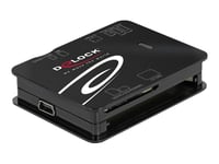 Delock - Kortläsare (Mmc, Sd, Xd, Microsd, Ms Micro, Cfast Card) - Usb 2.0