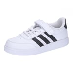 adidas BREAKNET 2.0 Shoes Children Chaussures, Cloud White/Core Black/Core Black, 31 EU