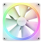 NZXT F140 RGB DUO 140mm PC Case Fan - White