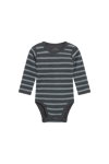 Hust & Claire Baloo Stripe ull/bambus body - seaweed