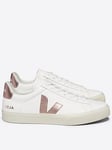 Veja Women's Campo Trainers - Metallic White/Pink, White/Pink, Size 5, Women