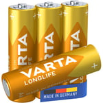 Batteri VARTA Alkaliska Longlife LR6/AA 4-Pack