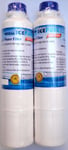 2x water filter, cartridge, for, Samsung, DA29-00020B, DA29-00020A, AL-020B,