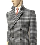 BNWT Paul Smith Luxury Line Mens Slim Fit Peacoat Charcoal Check UK 38R RRP £649