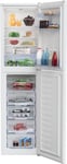 Beko CFG4501W Fridge Freezer With Water Dispenser| 50/50 Freestanding Frost Free | E Rated Energy Class| Large 286 Litre Capacity | Freezer Guard | LED Light