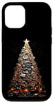 Coque pour iPhone 12/12 Pro Arbre de Noël Pièces de voiture et camion Mécanicien Garage Homme