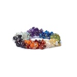 Armband chakra chips, AA-kvalitet 6 mm