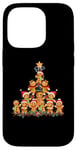 Coque pour iPhone 14 Pro Jolly Gingerbread Christmas Tree Tee Gingerbread T-shirt pour femme