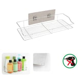 Étagère Murale Adhésive Organisateur Porte-Objets Salle De Bain Cuisine 03487