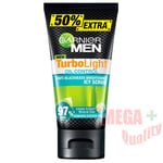 150ml Garnier Men Turbo Light Oil Control Icy Scrub Facial Foam Face Wash