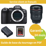 Canon EOS R6 Mark II caméra+Canon Objectif RF 28-70mm f/2 L USM+Canon batterie LP-E6NH Officielle+SanDisk 256 Go Extreme SD card PRO CFexpress Type B