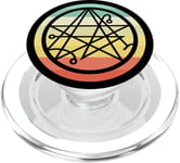 80s Retro Necronomicon and Miskatonic Themed Symbol PopSockets PopGrip for MagSafe