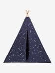 Teepee with Glow-In-The-Dark Details, Constellation blue/print