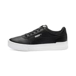 PUMA Women Carina L Baskets, Puma Black Puma White Puma Silver, 36 EU