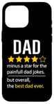 Coque pour iPhone 16 Pro Max Drôle papa fête des pères blague humour papa fils fille papa papa papa