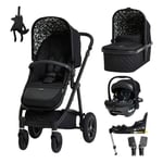 Cosatto Wow 2 i-Size Travel system bundle Silhouette Car seat Base & Raincover