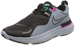 Nike Women's React Miler Shield Running Shoe, Obsidian Mist/Black-Aurora GRE, 7.5 UK