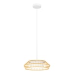 EGLO - Yuku-Z pendant lamp bamboo Ø46 - RGB + TW - Zigbee, Bluetooth