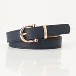 Dambälte Läderbälten MARINBLÅ Navy Blue