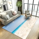 (2-50x80cm 20x23 tuumaa)Beach Waves 3D-painetut matot olohuoneeseen Lastenhuoneen matto Keittiömatto Lattiamatot Moderni eteinen matto Koti Kylpyhuone matot