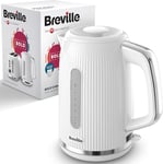 Bold White Electric Kettle | 1.7L | 3Kw Fast Boil | White & Silver Chrome [VKT25