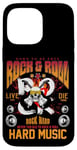 iPhone 14 Pro Max Rock and Roll Graphic Tees - I Love Rock N' Roll Designs Case