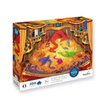 Calypto 3907402 Puzzle Motif : trésor, 200 pièces, avec Surface veloutée, pour Enfants à partir de 7 Ans, Contes de fées, Fantaisie, Dragon