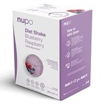 NUPO Diet Shake Blueberry-Raspberry – Premium diet shakes for weight management I Clinically proved meal replacement shake for weight control I 12 Servings I Very Low-Calorie Diet, GMO Free