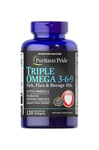 Puritan's Pride - Triple Omega 3-6-9 Fish, Flax & Borage Oils - 120 Softgels