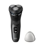 Philips Shaver 3000 Series - Elektrisk rakapparat för våt- och torrakning - S3145/00