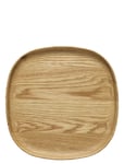 Höganäs Keramik Tray 25Cm Oak Home Tableware Dining & Table Accessories Trays Brown Rörstrand