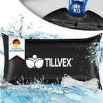 tillvex® Coussin de piscine pour l'hiver XXL 200 x 400 cm | Coussin d'air avec kit de réparation - Coussin d'hiver avec valve de sécurité - Double couture