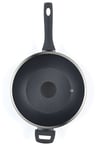 Salter Megastone 260 Thermo 28cm Aluminium Wok With Lid