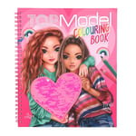 Depesche Top Model Colouring Book with Sequin Heart