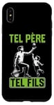 Coque pour iPhone XS Max Tel père tel fils accessoire tennisman tennis humour