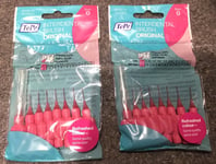 Stocking Filler Tooth Picks Tepe Interdental Brushes PINK Size 0  x 3 Packs