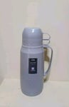 George Home Vacuum Flask 1.8L Grey 12 Hours Hot 24 Hours Cold