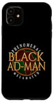 Coque pour iPhone 11 Noir Ad-Man Phénoménal Melanated