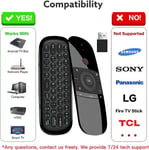 [4-in-1] Universaali TV-kaukosäädin 2.4G Motion Sensing Controller Keyboard Air Mouse -kaukosäätimellä Android TV Boxeille