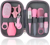 Baby Grooming Kit, 10 Pcs Newborn Healthcare Accessories, Portable Baby Set with
