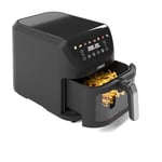 Princess Friteuse sans huile SlimFry 8 L, peu encombrant, technologie de cuisson sans graisse, 8 programmes, fenêtre transparente, puissant (2000 W) et silencieux (55 db), Noir, 01.182258.01.001