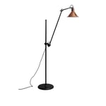 Lampe Gras by DCWéditions - Lampe Gras No215 - Conic - Svart bas, Rå koppar med vit insida - Leselamper - Bernard-Albin Gras - Kobber