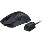 Razer Deathadder V3 Pro + Hyperpolling 8K Bundle -langaton pelihiiri, musta