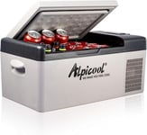 Alpicool C15 Electric Car Fridge 12v 15L Mini Refrigerator Truck Boat RV Travel.