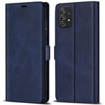 ZONNAVI Case for Samsung Galaxy A52 5G / 4G, Premium Leather Wallet Case with [Card Slots] [Kickstand] [TPU Shell] Flip Folio Cover Compatible with Samsung Galaxy A52 5G / 4G (Blue)