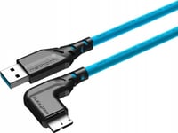 Usb Ednet-Kabel Mathorn Mtc-521 Fotokabel 5M 10Gbps Usb A - Microb 90° Arcticblue