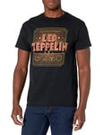 Led Zeppelin Men's Zoso Crest T-Shirt, Black, S